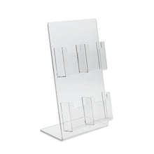 Load image into Gallery viewer, 4 Pocket Tall Vertical Business Card Display Stand