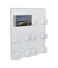 Load image into Gallery viewer, 6-Pocket EZ-Load Wall Mount Business Card Holder