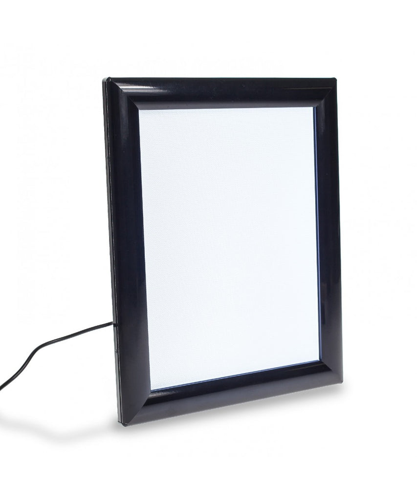 LED Backlit Black Ad Sign Frame