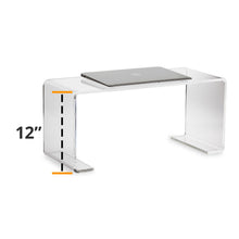 Load image into Gallery viewer, Acrylic Standing Desk for Laptop or Keyboard - Turn your desk into a standing desk!