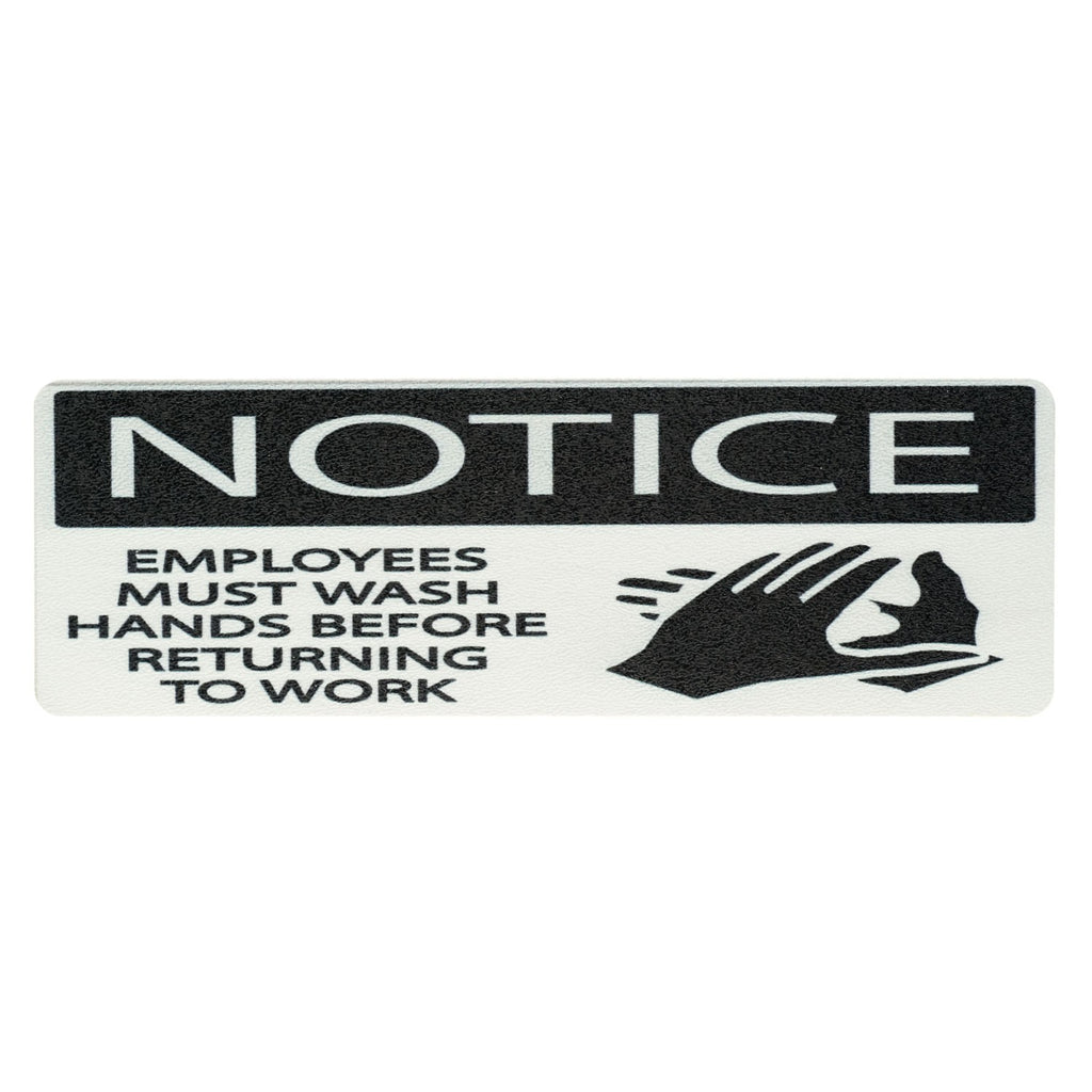 Employee Must Wash Hand Sign